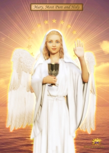 Mary, Most Pure and Holy 5x7